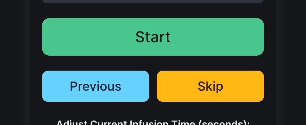 Captura de pantalla de l'aplicació Tea Timer mostrant una sessió de preparació activa amb un temporitzador de compte enrere.